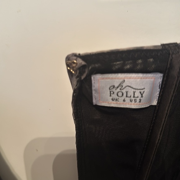 Oh Polly Long Sleeve Layered Corset Mini Dress. US 2 - Picture 7 of 8